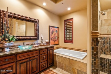 Timeless elegance with breathtaking views await in the on The Boulders Resort Golf Club in Arizona - for sale on GolfHomes.com, golf home, golf lot