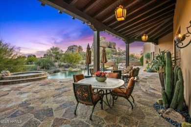 Timeless elegance with breathtaking views await in the on The Boulders Resort Golf Club in Arizona - for sale on GolfHomes.com, golf home, golf lot