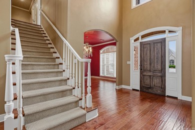 This inviting 4+ bedroom, 4-bath home blends space, style, and on Paragould Country Club in Arkansas - for sale on GolfHomes.com, golf home, golf lot