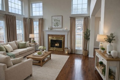 RARE Cypress Point model with 1ST FLOOR MASTER BEDROOM with on Poplar Creek Country Club in Illinois - for sale on GolfHomes.com, golf home, golf lot