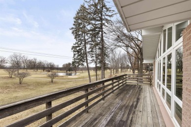 Awesome mid-century ranch w/full walk-out lower level. Overlooks on Mauh-Nah-Tee-See Country Club in Illinois - for sale on GolfHomes.com, golf home, golf lot