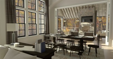This stunning 3-story, 5-bedroom, 5.5-bathroom home offers on High Hampton Inn and Country Club in North Carolina - for sale on GolfHomes.com, golf home, golf lot