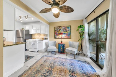 Lots of natural light streams into this cheerful beach retreat on Seascape Golf Course in Florida - for sale on GolfHomes.com, golf home, golf lot
