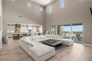 Embark on an extraordinary experience in this exquisite on Southern Highlands Golf Club in Nevada - for sale on GolfHomes.com, golf home, golf lot