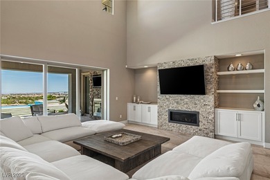 Embark on an extraordinary experience in this exquisite on Southern Highlands Golf Club in Nevada - for sale on GolfHomes.com, golf home, golf lot