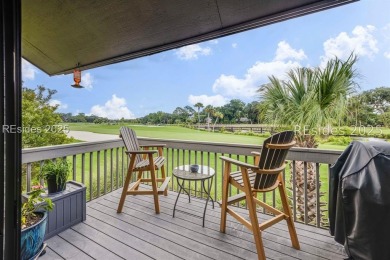 It's all about the view, and this villa delivers in spades! on Palmetto Dunes Golf Course and Resort in South Carolina - for sale on GolfHomes.com, golf home, golf lot