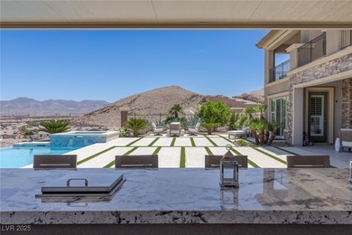 Embark on an extraordinary experience in this exquisite on Southern Highlands Golf Club in Nevada - for sale on GolfHomes.com, golf home, golf lot