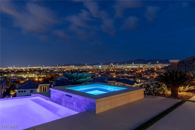 Embark on an extraordinary experience in this exquisite on Southern Highlands Golf Club in Nevada - for sale on GolfHomes.com, golf home, golf lot