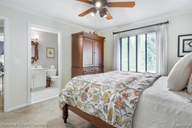 This custom property is tucked away on a quiet cul-de-sac is in on Oakhurst Golf and Country Club in Michigan - for sale on GolfHomes.com, golf home, golf lot