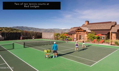 This .7 acre Juniper Hills homesite backs to the famed 18th on Red Ledges Golf Club in Utah - for sale on GolfHomes.com, golf home, golf lot