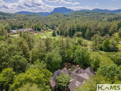 Situated on a large lot, prominently overlooking the 10th golf on Wade Hampton Golf Club in North Carolina - for sale on GolfHomes.com, golf home, golf lot