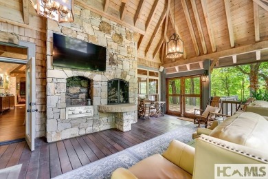 Situated on a large lot, prominently overlooking the 10th golf on Wade Hampton Golf Club in North Carolina - for sale on GolfHomes.com, golf home, golf lot