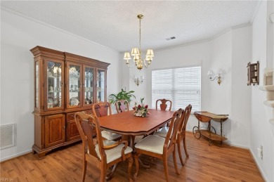 Fall in love with this golf course home with a primary bedroom on Kiln Creek Golf and Country Club in Virginia - for sale on GolfHomes.com, golf home, golf lot