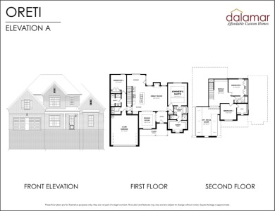 Dalamar Homes proudly presents the Oreti C floor plan directly on Houston Oaks Golf Course in Kentucky - for sale on GolfHomes.com, golf home, golf lot