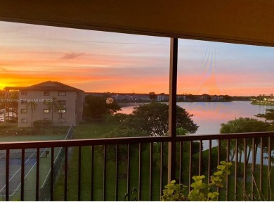 ENJOY STUNNING LAKE VIEWS from your balcony! This LARGEST CORNER on Flamingo Lakes Country Club in Florida - for sale on GolfHomes.com, golf home, golf lot
