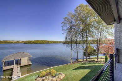 Mountain Modern Main Channel Lakefront Estate built new in 2022 on Tanasi Golf Course in Tennessee - for sale on GolfHomes.com, golf home, golf lot