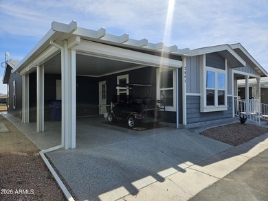Experience luxury living in this spacious triple-wide home on Viewpoint Golf Resort in Arizona - for sale on GolfHomes.com, golf home, golf lot