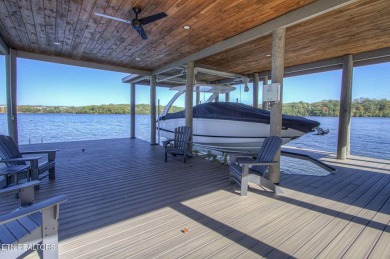 Mountain Modern Main Channel Lakefront Estate built new in 2022 on Tanasi Golf Course in Tennessee - for sale on GolfHomes.com, golf home, golf lot