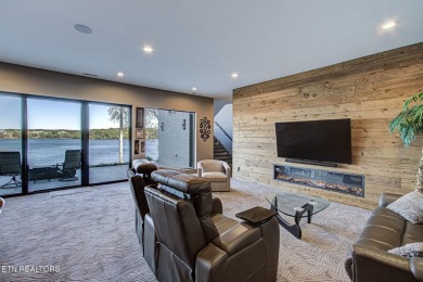 Mountain Modern Main Channel Lakefront Estate built new in 2022 on Tanasi Golf Course in Tennessee - for sale on GolfHomes.com, golf home, golf lot