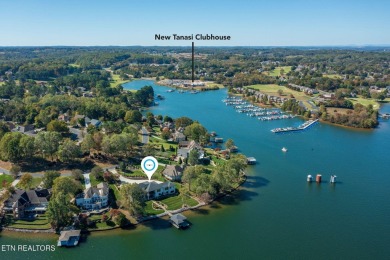 Mountain Modern Main Channel Lakefront Estate built new in 2022 on Tanasi Golf Course in Tennessee - for sale on GolfHomes.com, golf home, golf lot