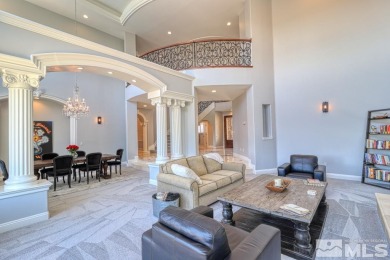 Magnificent Mediterranean-inspired home boasting an abundance of on Wolf Run Golf Club in Nevada - for sale on GolfHomes.com, golf home, golf lot