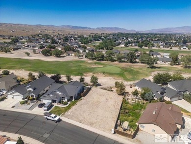 This lot backs a green on Desert Lakes Golf Course. All on The Golf Club of Fernley in Nevada - for sale on GolfHomes.com, golf home, golf lot