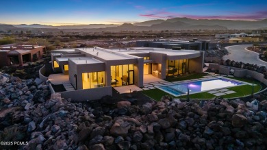 Perfectly situated amongst the basalt rocks at the base of Snow on Entrada at Snow Canyon in Utah - for sale on GolfHomes.com, golf home, golf lot