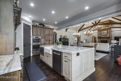 Beautiful custom french country estate that sits on 94 feet of on Wind River Golf Course in Tennessee - for sale on GolfHomes.com, golf home, golf lot
