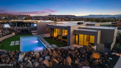 Perfectly situated amongst the basalt rocks at the base of Snow on Entrada at Snow Canyon in Utah - for sale on GolfHomes.com, golf home, golf lot