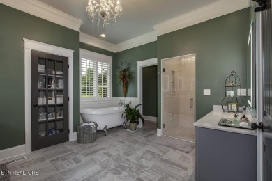 Beautiful custom french country estate that sits on 94 feet of on Wind River Golf Course in Tennessee - for sale on GolfHomes.com, golf home, golf lot