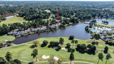 Discover this exquisite lakefront townhome at Prestonwood on Prestonwood Country Club  in North Carolina - for sale on GolfHomes.com, golf home, golf lot