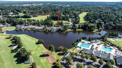 Discover this exquisite lakefront townhome at Prestonwood on Prestonwood Country Club  in North Carolina - for sale on GolfHomes.com, golf home, golf lot