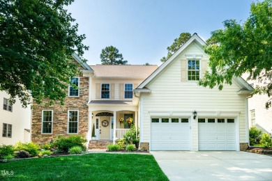 Gorgeous Executive Home on Golf Course in Prestigious Brier on Brier Creek Country Club in North Carolina - for sale on GolfHomes.com, golf home, golf lot