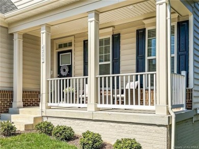 As you step inside, notice the LVP flooring  recessed lighting on Colonial Heritage Golf Club in Virginia - for sale on GolfHomes.com, golf home, golf lot
