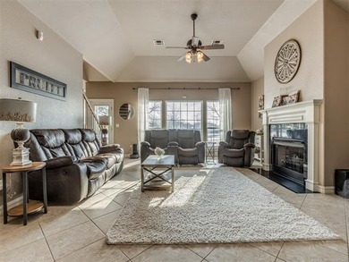 Beautiful 4 bedroom, 3.5 bath, 2.5 story home located on the 9th on Bailey Ranch Golf Club in Oklahoma - for sale on GolfHomes.com, golf home, golf lot