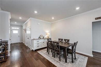 As you step inside, notice the LVP flooring  recessed lighting on Colonial Heritage Golf Club in Virginia - for sale on GolfHomes.com, golf home, golf lot