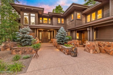 WOW! This stunning rustic modern retreat in the pines is move-in on Forest Highlands Golf Club - The Canyon in Arizona - for sale on GolfHomes.com, golf home, golf lot