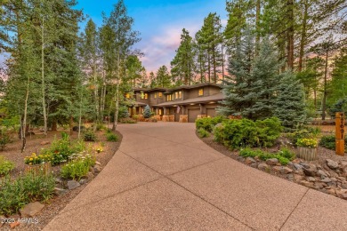 WOW! This stunning rustic modern retreat in the pines is move-in on Forest Highlands Golf Club - The Canyon in Arizona - for sale on GolfHomes.com, golf home, golf lot