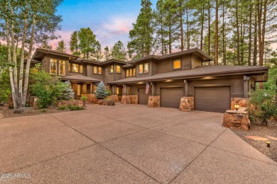 WOW! This stunning rustic modern retreat in the pines is move-in on Forest Highlands Golf Club - The Canyon in Arizona - for sale on GolfHomes.com, golf home, golf lot