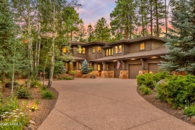 WOW! This stunning rustic modern retreat in the pines is move-in on Forest Highlands Golf Club - The Canyon in Arizona - for sale on GolfHomes.com, golf home, golf lot