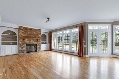This beautiful stone decorated home on the corner lot has on Prestonwood Country Club  in North Carolina - for sale on GolfHomes.com, golf home, golf lot