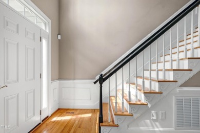 This beautiful stone decorated home on the corner lot has on Prestonwood Country Club  in North Carolina - for sale on GolfHomes.com, golf home, golf lot