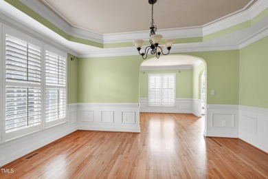 This beautiful stone decorated home on the corner lot has on Prestonwood Country Club  in North Carolina - for sale on GolfHomes.com, golf home, golf lot