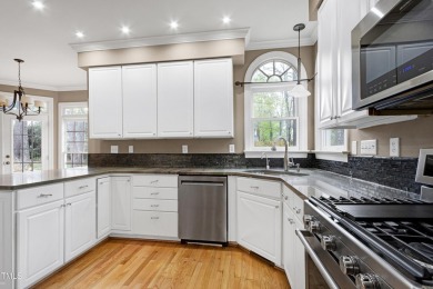 This beautiful stone decorated home on the corner lot has on Prestonwood Country Club  in North Carolina - for sale on GolfHomes.com, golf home, golf lot