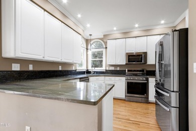 This beautiful stone decorated home on the corner lot has on Prestonwood Country Club  in North Carolina - for sale on GolfHomes.com, golf home, golf lot
