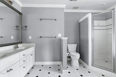 This beautiful stone decorated home on the corner lot has on Prestonwood Country Club  in North Carolina - for sale on GolfHomes.com, golf home, golf lot