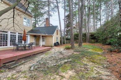 This beautiful stone decorated home on the corner lot has on Prestonwood Country Club  in North Carolina - for sale on GolfHomes.com, golf home, golf lot
