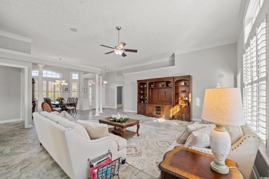 Elegant all-brick golf-front living with sweeping 9th-fairway on International Club of Myrtle Beach in South Carolina - for sale on GolfHomes.com, golf home, golf lot