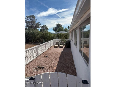 Awesome curb appeal with this furnished north facing home with on Tucson Estates Golf Course in Arizona - for sale on GolfHomes.com, golf home, golf lot