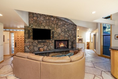 Discover a one-of-a-kind custom residence overlooking Aspen on Aspen Valley Golf Club in Arizona - for sale on GolfHomes.com, golf home, golf lot